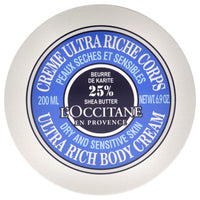 Shea Butter Ultra Rich Body Cream by L'Occitane for Unisex - 6.9 oz Body Cream