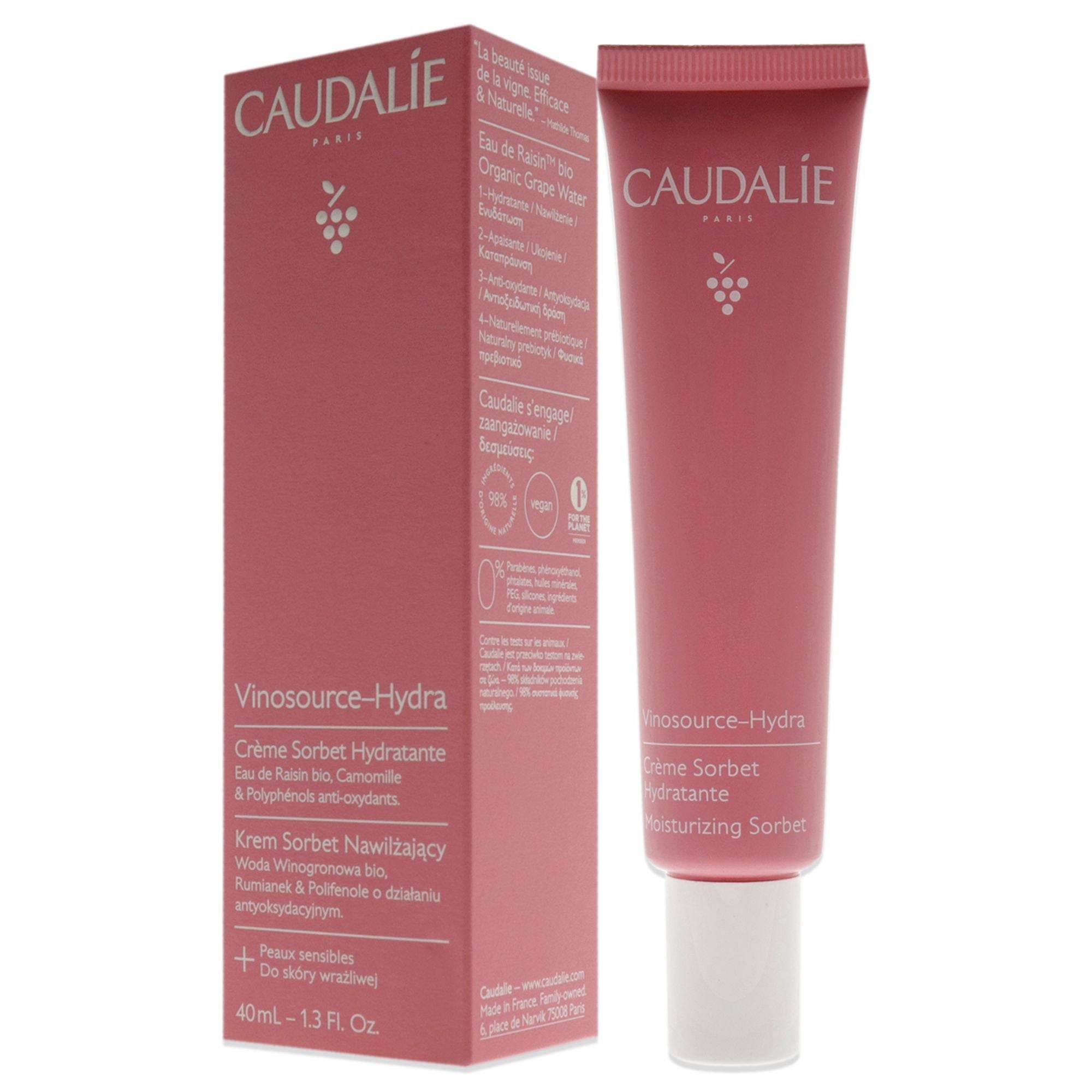 Vinosource Moisturizing Sorbet by Caudalie for Women - 1.3 oz Cream