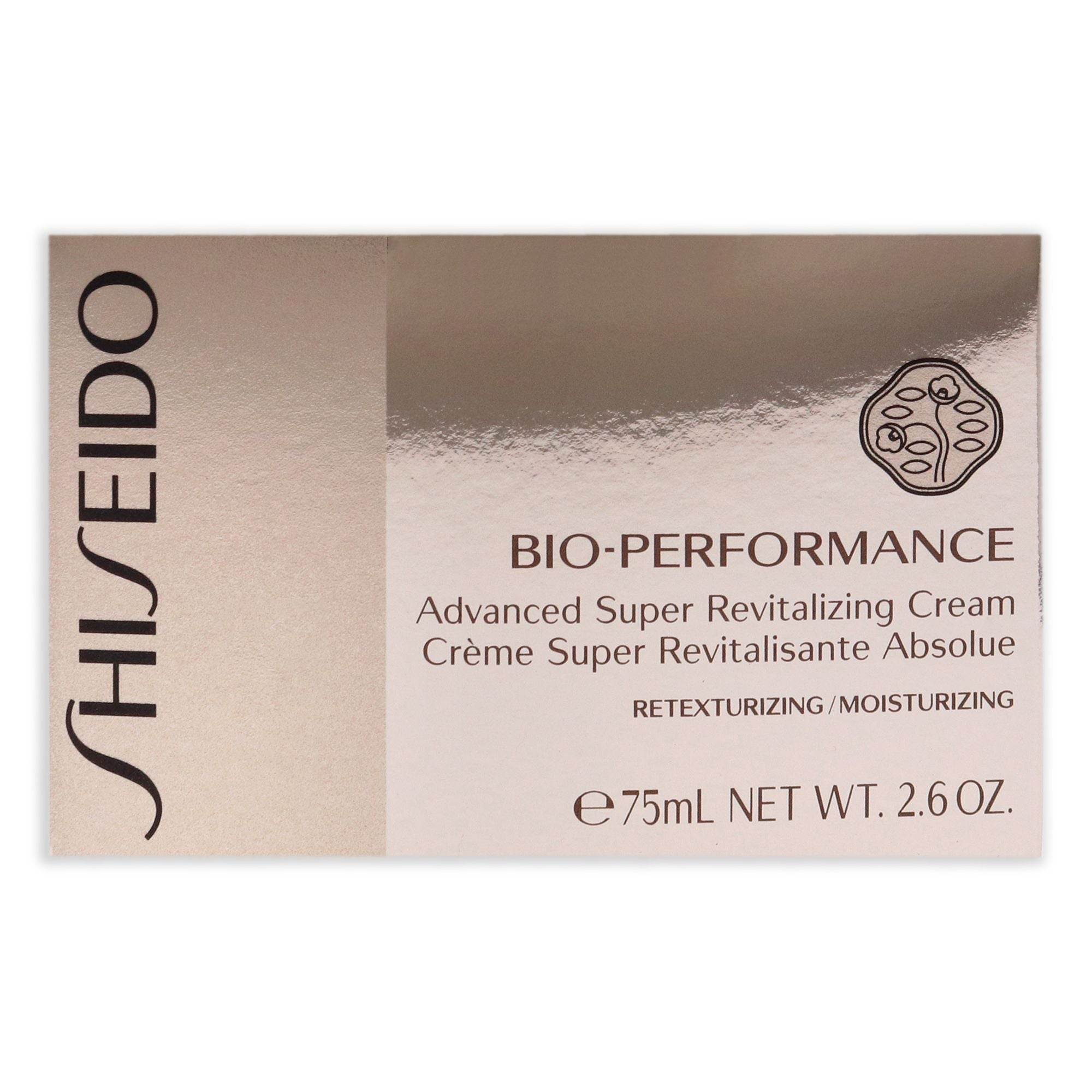 Bio-Performance Advanced Super Revitalizing Cream by Shiseido for Unisex - 2.6 oz Cream - Saeyu