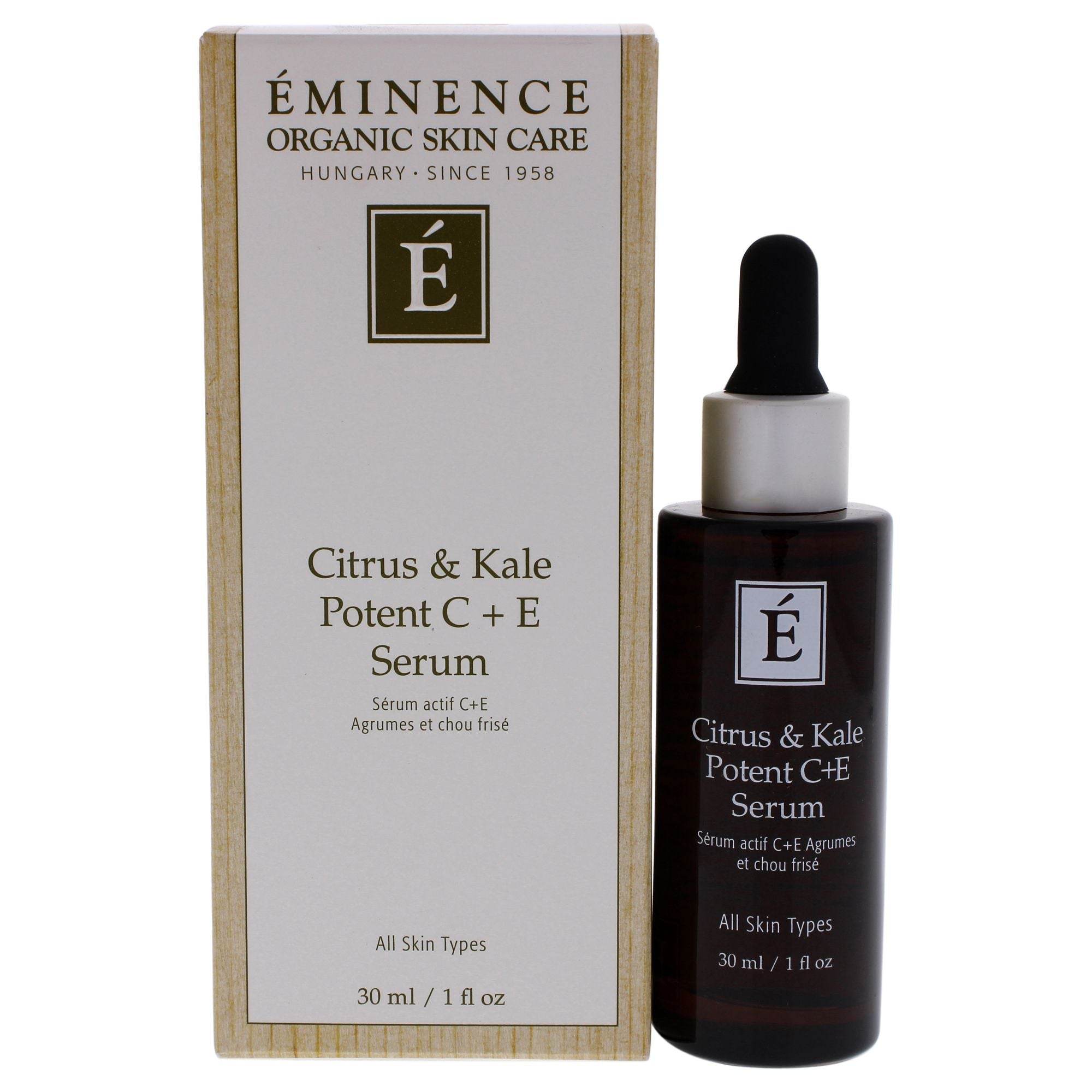 Citrus and Kale Potent C Plus E Serum by Eminence for Unisex - 1 oz Serum - Saeyu