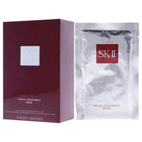 Facial Treatment Mask by SK-II for Unisex - 6 Pc Mask