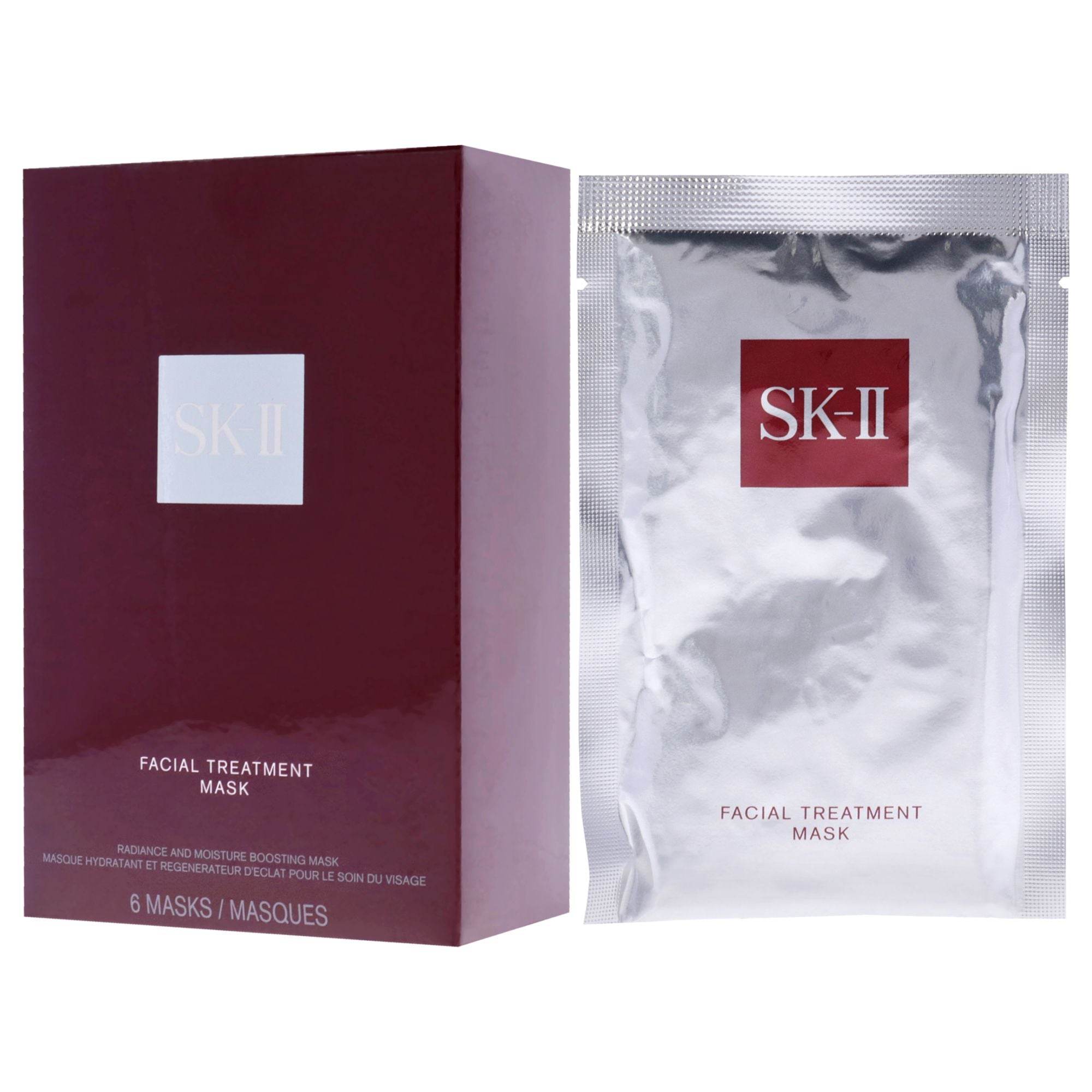 Facial Treatment Mask by SK-II for Unisex - 6 Pc Mask