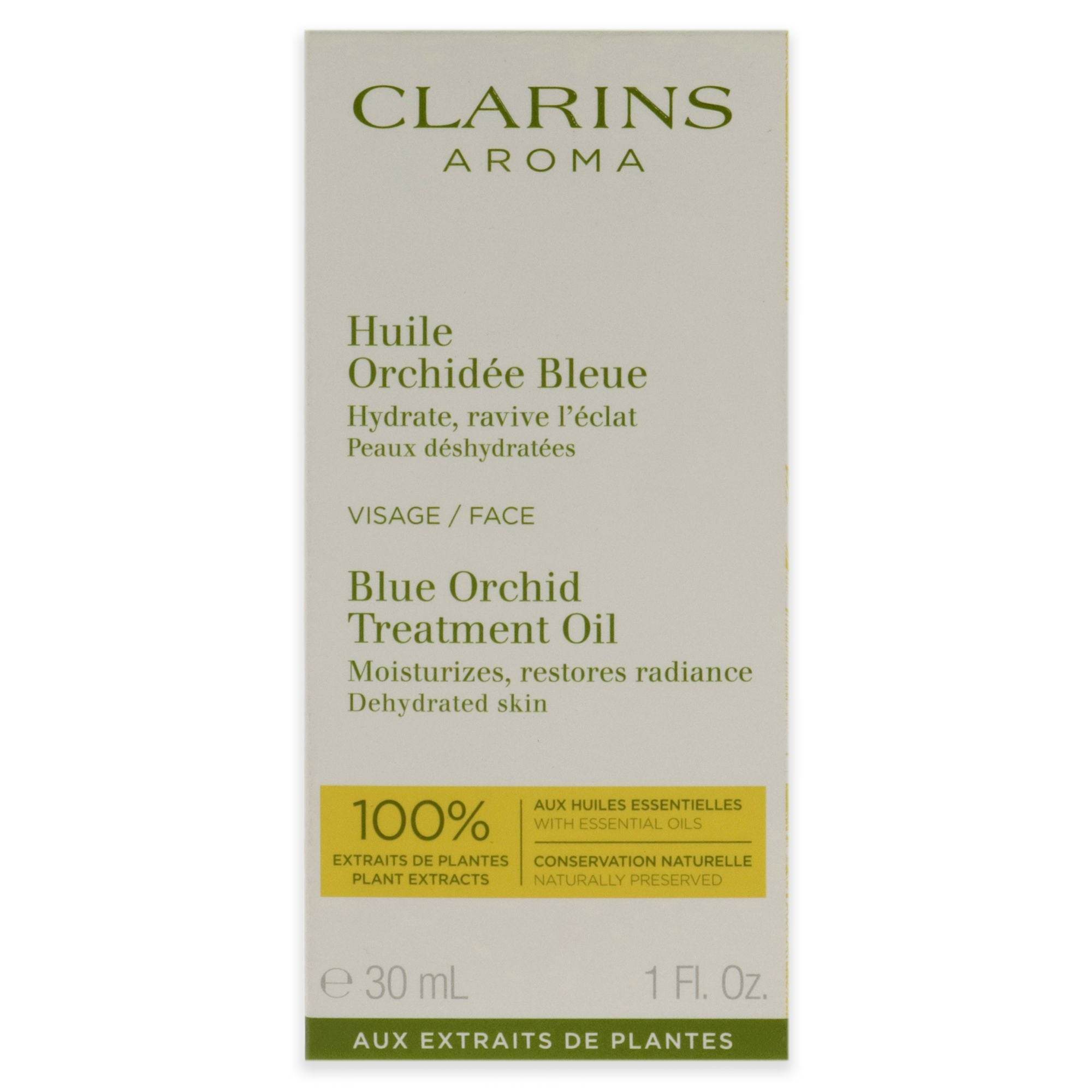 Blue Orchid Face Treatment Oil - Dehydrated Skin by Clarins for Unisex - 1 oz Treatment - Saeyu