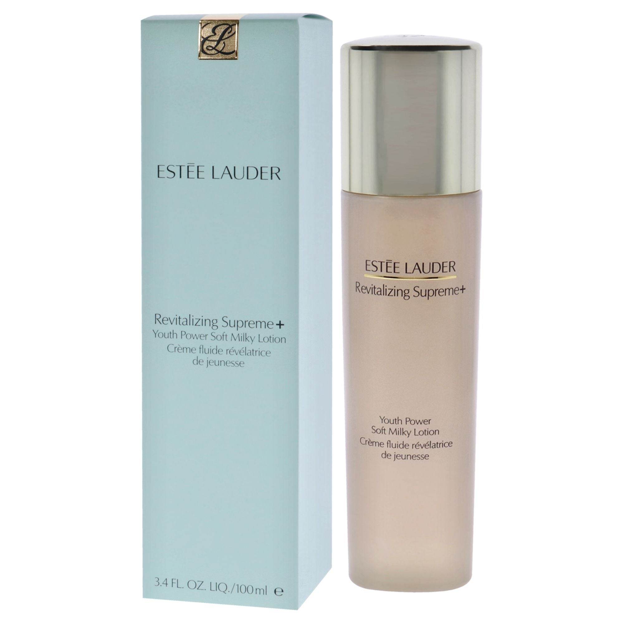 Revitalizing Supreme Plus Youth Power Soft Milky Lotion by Estee Lauder for Women - 3.4 oz Lotion