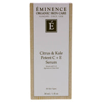 Citrus and Kale Potent C Plus E Serum by Eminence for Unisex - 1 oz Serum - Saeyu