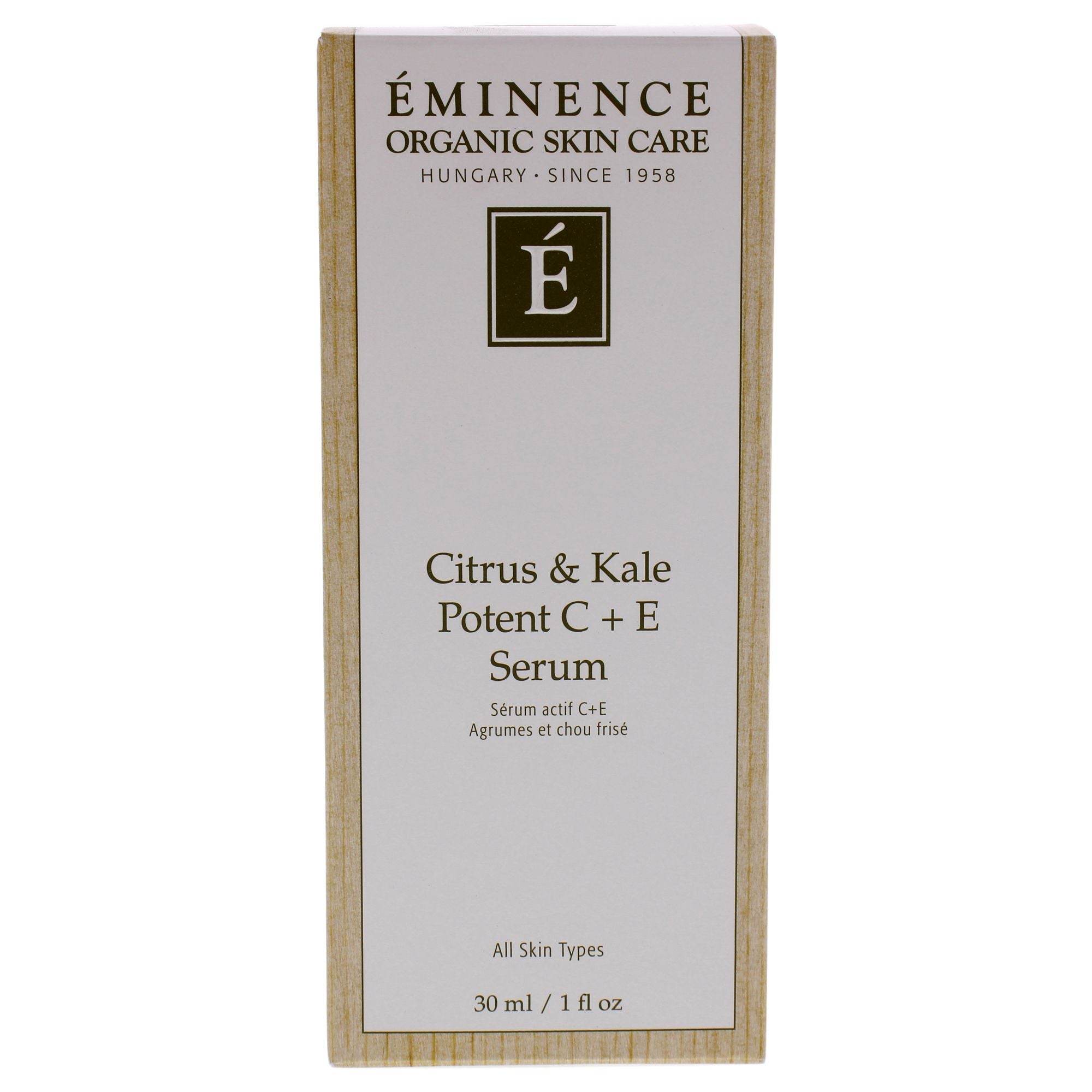 Citrus and Kale Potent C Plus E Serum by Eminence for Unisex - 1 oz Serum - Saeyu
