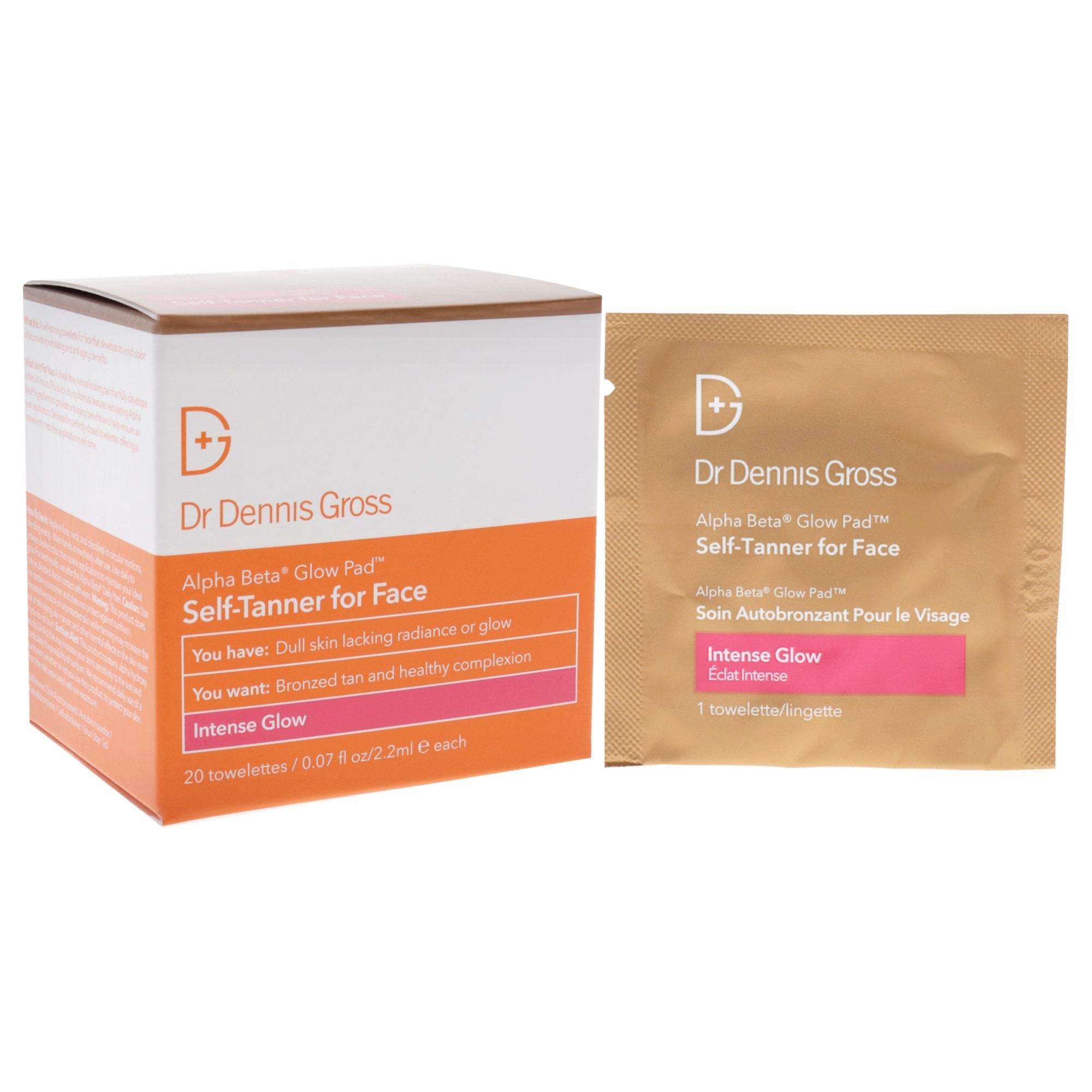 Dr. Dennis Gross Alpha Beta Glow Pads For Face - Saeyu