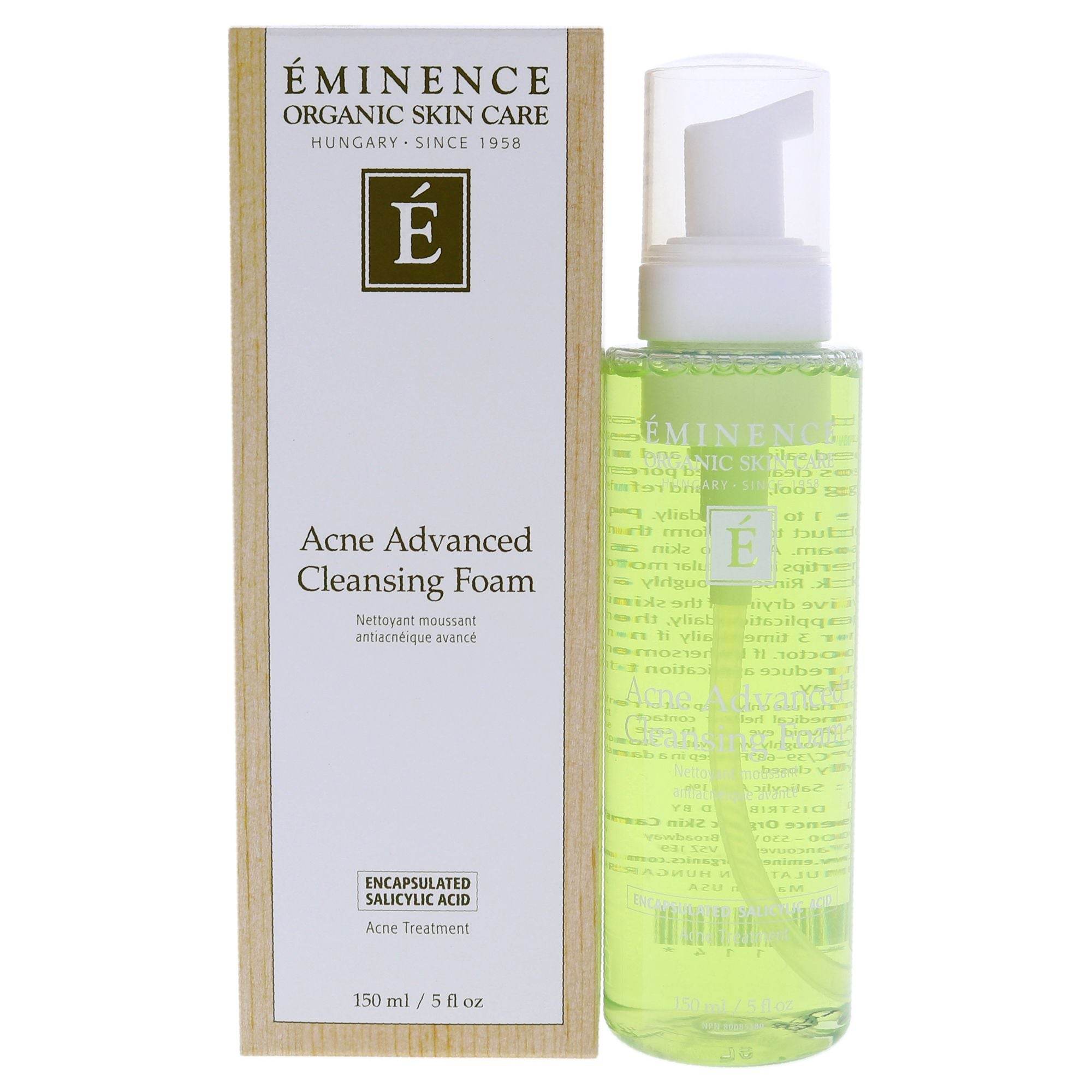 Acne Advanced Cleansing Foam by Eminence for Unisex - 5 oz Cleanser - Saeyu