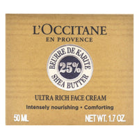 Shea Butter Ultra Rich Face Cream by L'Occitane for Unisex - 1.7 oz Face Cream
