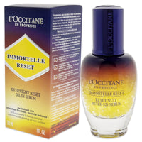 Immortelle Reset Overnight Oil-In Serum by L'Occitane for Women - 1 oz Serum