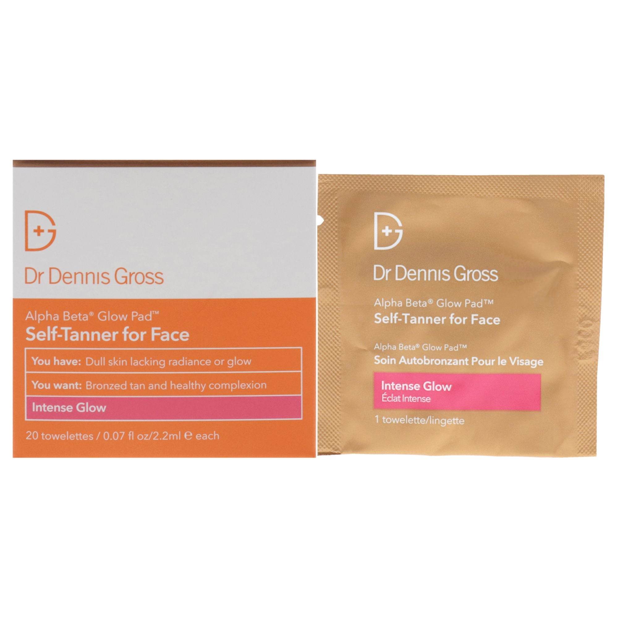 Dr. Dennis Gross Alpha Beta Glow Pads For Face - Saeyu