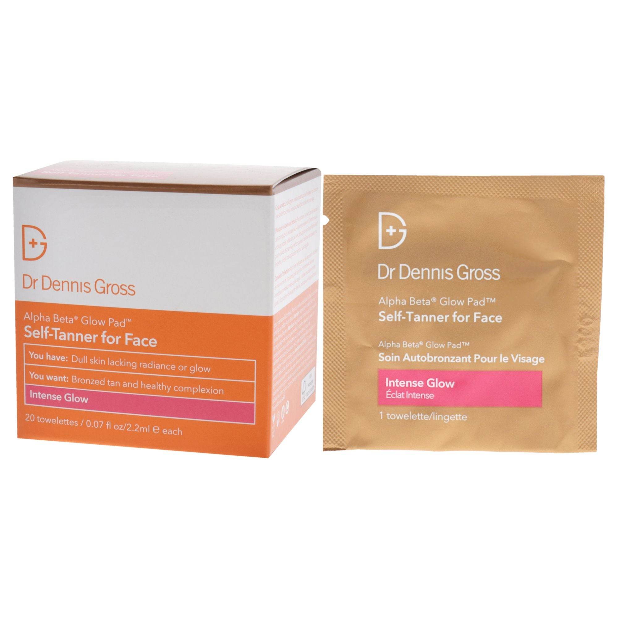 Dr. Dennis Gross Alpha Beta Glow Pads For Face - Saeyu