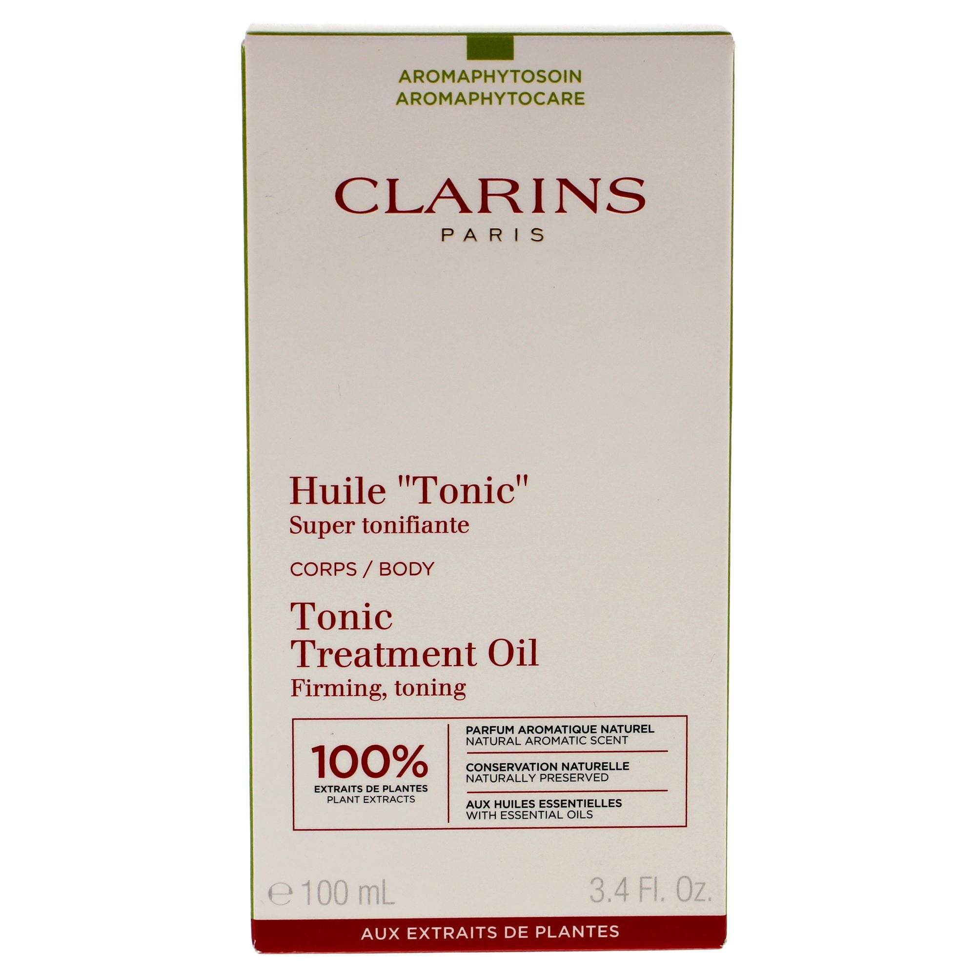 Body Treatment Oil Tonic by Clarins for Unisex - 3.4 oz Treatment - Saeyu