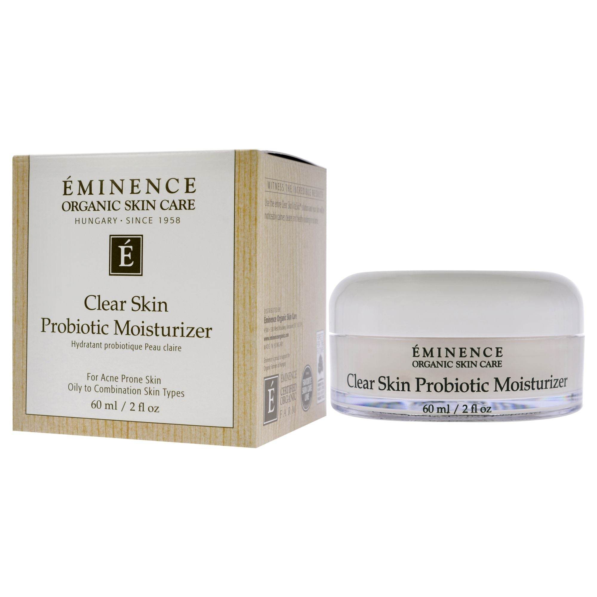Clear Skin Probiotic Moisturizer by Eminence for Unisex - 2 oz Moisturizer - Saeyu