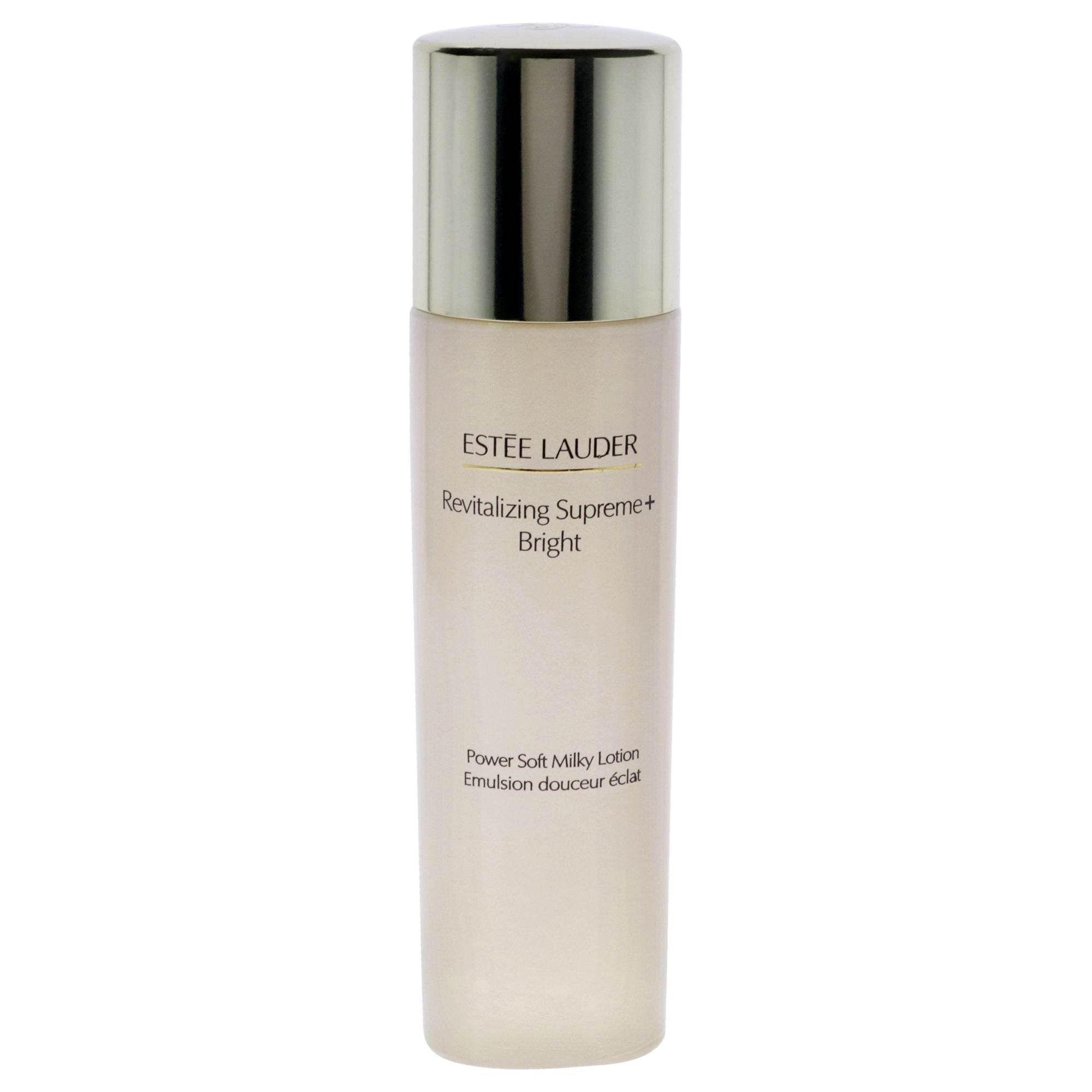 Revitalizing Supreme Plus Bright Moisturizer Power Soft Milky Lotion by Estee Lauder for Women - 3.4 oz Lotion