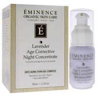 Lavender Age Corrective Night Concentrate by Eminence for Unisex - 1.2 oz Serum