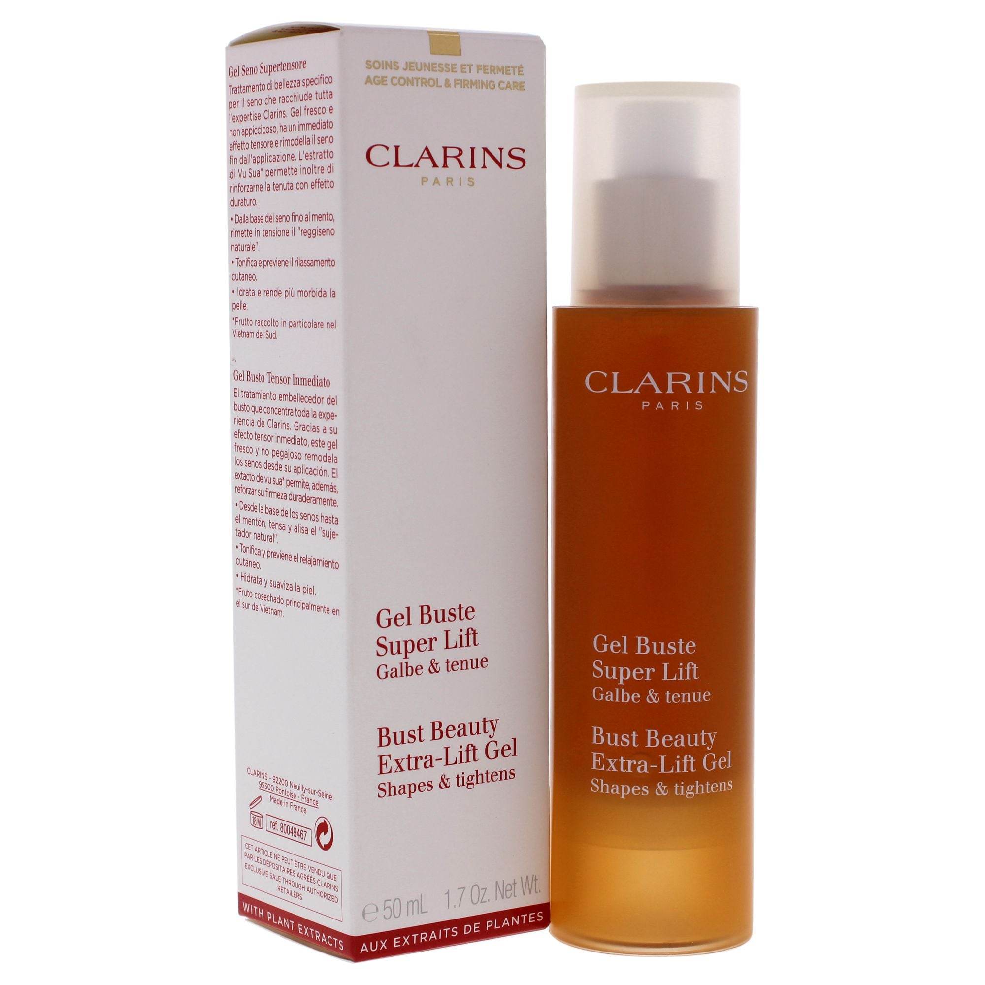 Bust Beauty Extra-Lift Gel by Clarins for Unisex - 1.7 oz Gel - Saeyu