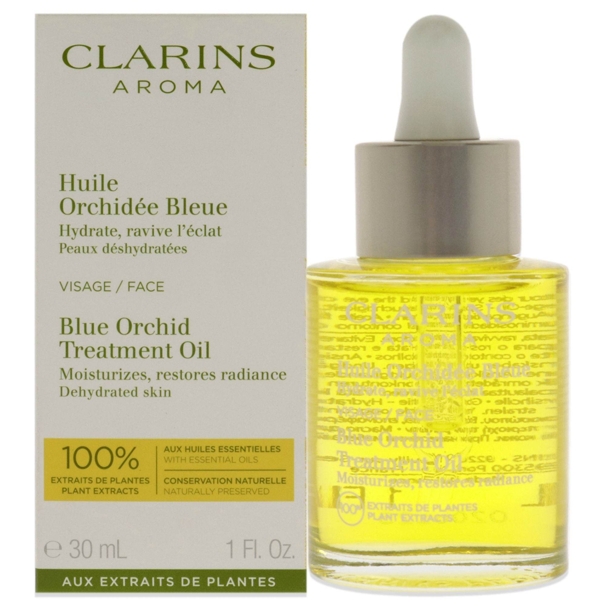 Blue Orchid Face Treatment Oil - Dehydrated Skin by Clarins for Unisex - 1 oz Treatment - Saeyu
