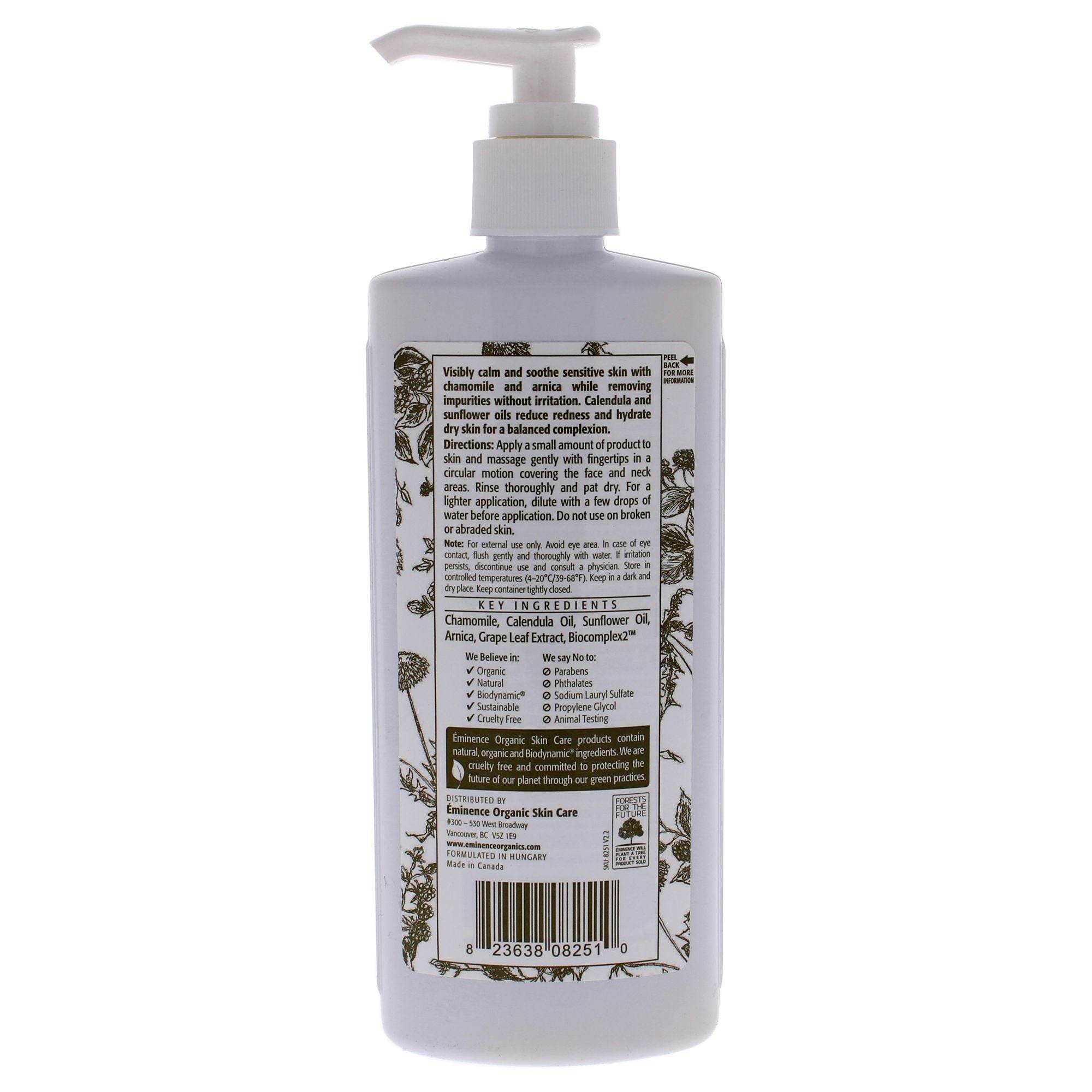 Calm Skin Chamomile Cleanser by Eminence for Unisex - 8.4 oz Cleanser - Saeyu