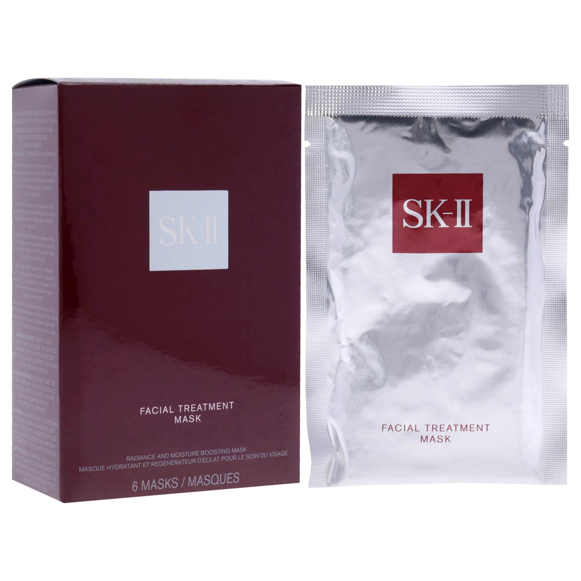 Facial Treatment Mask by SK-II for Unisex - 6 Pc Mask