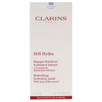 SOS Hydra Refreshing Hydration Mask by Clarins for Women - 2.3 oz Mask