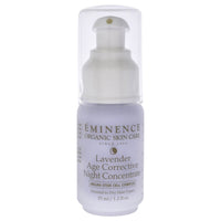 Lavender Age Corrective Night Concentrate by Eminence for Unisex - 1.2 oz Serum